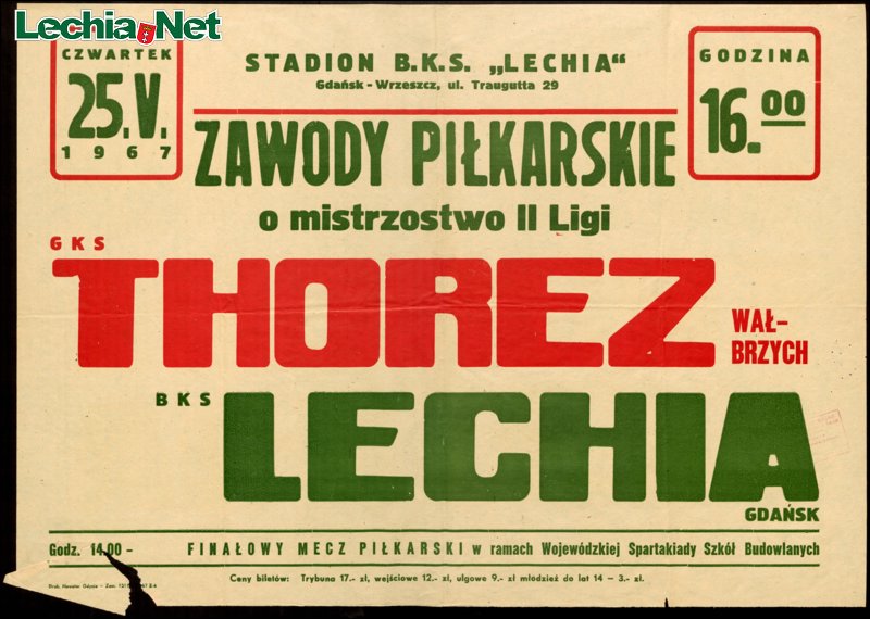 1967.05.25.lechia thorez walbrzych