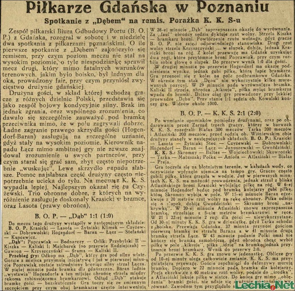 1945.11.12.pilkarze z gdanska w poznaniu glos wlkp