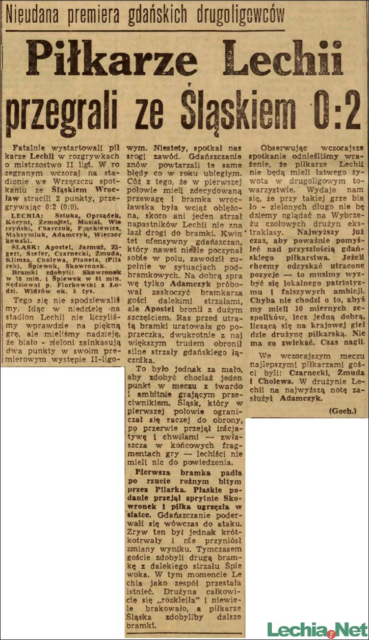 1963.08.19.lechia slask.wroclaw gw
