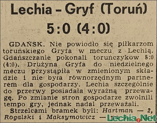1968.10.28.Lechia-Gryf Toruń 5:0