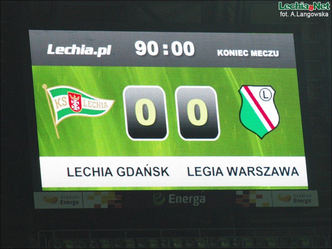 Skrót meczu Lechia Gdańsk vs. Legia Warszawa 0:0