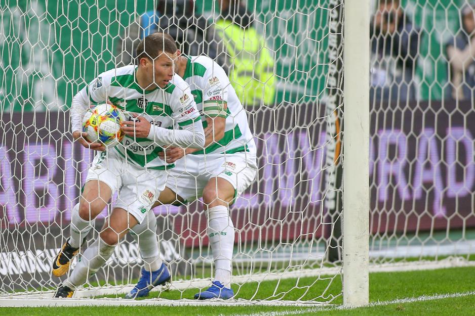 Lechia-Zagłębie Lubin 1:1 - skrót meczu