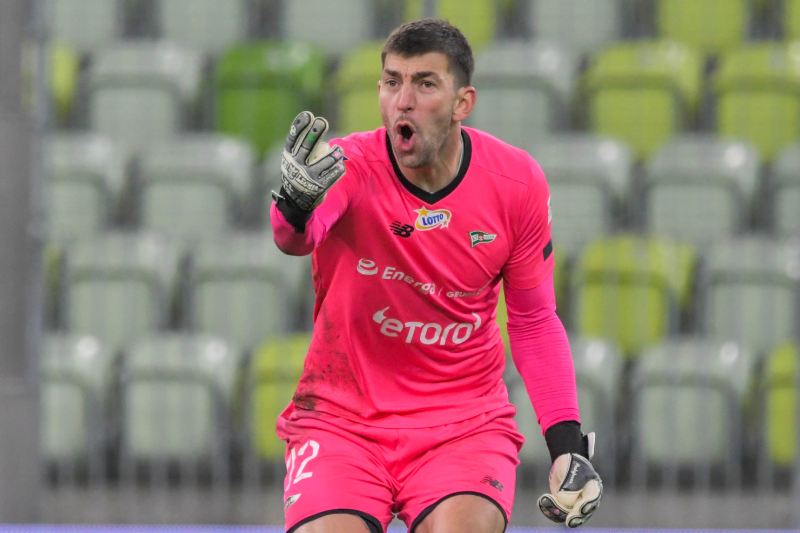 06.11.2021 GDANSKPILKA NOZNA PKO EKSTRAKLASA SEZON 2021/2022MECZ LECHIA GDANSK - KGHM ZAGLEBIE LUBIN N/Z DUSAN KUCIAKFOT. ANNA LANGOWSKA / LECHIA.NET