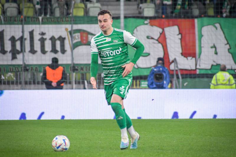 01.04.2023 GDANSKPILKA NOZNA PKO EKSTRAKLASA 2022/2023MECZ LECHIA GDANSK - SLASK WROCLAW N/Z  Henrik CastegrenFOT. ANNA LANGOWSKA / LECHIA.NET