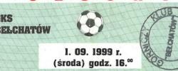 Bilet z sezonu 1999-2000 ze spotkania 1999.09.01.GKS Bełchatów-Lechia Gdańsk