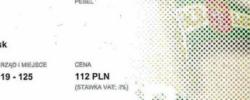 Bilet z sezonu 2015-2016 ze spotkania 2015.07.29.Lechia Gdańsk-Juventus Turyn