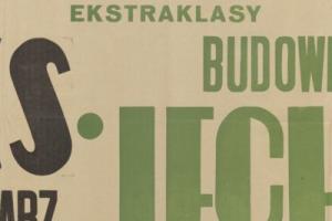 Plakat z sezonu 1949 ze spotkania 1949.09.15 Lechia Gdańsk-ŁKS Łódź