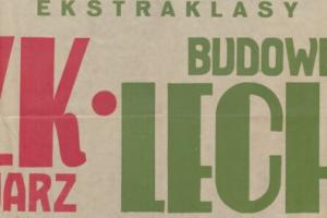 Plakat z sezonu 1949 ze spotkania 1949.09.25 Lechia Gdańsk-Kolejarz Poznań