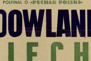 Plakat z sezonu 1955 ze spotkania 1955.06.15 Lechia Gdańsk-Budowlani Opole