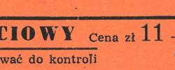 Bilet ze spotkania 1972.10.08.Lechia Gdańsk-Hutnik Nowa Huta