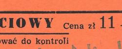 Bilet ze spotkania 1972.11.05.Lechia Gdańsk-Górnik Niwka Sosnowiec