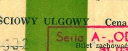 Bilet z sezonu 1983-1984 ze spotkania 1984.03.31.Lechia Gdańsk-Odra Opole