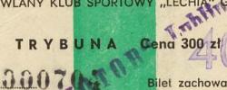 Bilet z sezonu 1985-1986 ze spotkania 1985.08.07.Lechia Gdańsk-Motor Lublin
