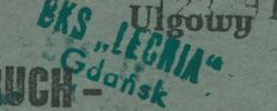 Bilet z sezonu 1985-1986 ze spotkania 1986.04.06.Lechia Gdańsk-Ruch Chorzów