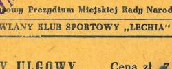 Bilet z sezonu 1986-1987 ze spotkania 1987.04.01.Lechia Gdańsk-Pogoń Szczecin