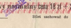 Bilet z sezonu 1988-1989 ze spotkania 1988.08.20.Lechia Gdańsk-Hutnik Kraków