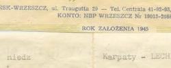 Bilet z sezonu 1988-1989 ze spotkania 1989.06.17.Karpaty Krosno-Lechia Gdańsk
