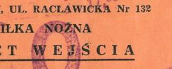 Bilet z sezonu 1989-1990 ze spotkania 1990.05.23.Gwardia Warszawa-Lechia Gdańsk