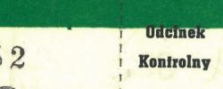 Bilet z sezonu 1992-1993 ze spotkania 1992.10.21.Lechia Gdańsk-Widzew Łódź