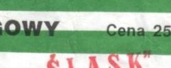 Bilet z sezonu 1993-1994 ze spotkania 1994.04.09.Lechia Gdańsk-Śląsk Wrocław