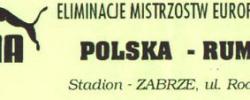 Bilet z sezonu 1995-1996 ze spotkania 1995.09.06.POLSKA-Rumunia