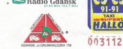 Bilet z sezonu 1995-1996 ze spotkania 1996.04.28.Lechia Gdańsk-Stal Mielec