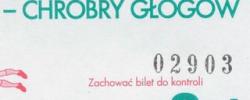 Bilet z sezonu 1996-1997 ze spotkania 1996.09.14.Lechia Gdańsk-Chrobry Głogów