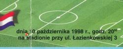 Bilet z sezonu 1998-1999 ze spotkania 1998.10.10.POLSKA-Luksemburg