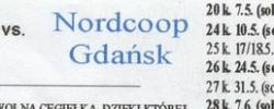 Bilet z sezonu 2002-2003 z meczu 2003.04.19.Lechia Gdańsk-Nordcoop Gdańsk