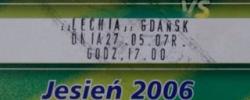 Bilet z sezonu 2006-2007 z meczu 2007.05.27.Kmita Zabierzów-Lechia Gdańsk