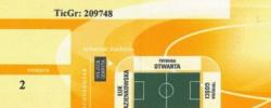 Bilet z sezonu 2007-2008 z meczu 2008.04.02.Legia Warszawa-Lechia Gdańsk