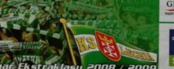 Bilet z sezonu 2008-2009 z meczu o Puchar Ekstraklasy