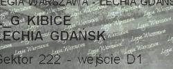 Bilet z sezonu 2011-2012 ze spotkania 2011.11.19.Legia Warszawa-Lechia Gdańsk
