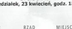 Bilet z sezonu 2017-2018 ze spotkania 2018.04.23.Lechia Gdańsk-Cracovia