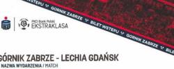 Bilet z sezonu 2021-2022 ze spotkania 2022.04.18.Górnik Zabrze-Lechia Gdańsk