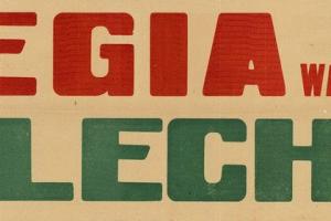 Plakat z sezonu 1959 ze spotkania 1959.03.22 Lechia Gdańsk-Legia Warszawa