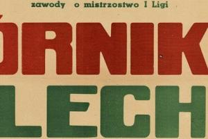 Plakat z sezonu 1959 ze spotkania 1959.04.26 Lechia Gdańsk-Górnik Radlin