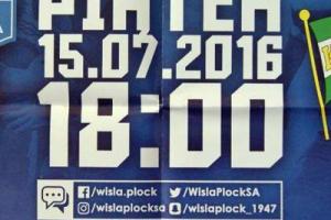 Plakat z sezonu 2016/17 ze spotkania 2016.07.15 Wisła Płock-Lechia Gdańsk